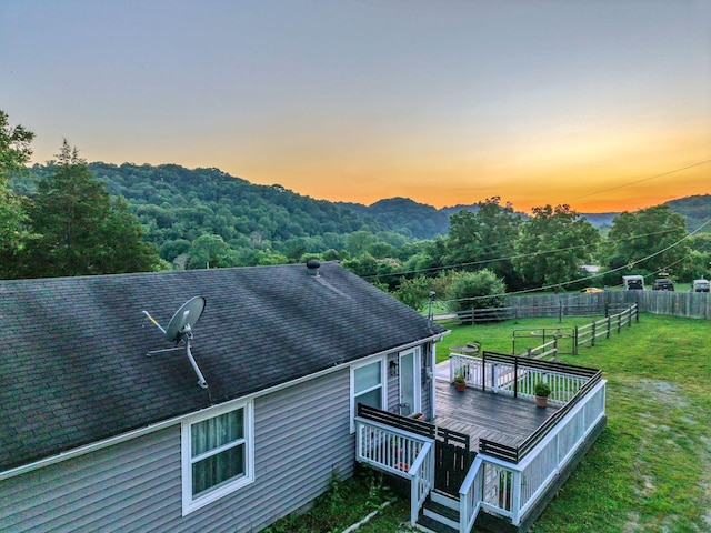 4819 Whites Creek Pike, Whites Creek, TN 37189 - back of house with a wooden deck