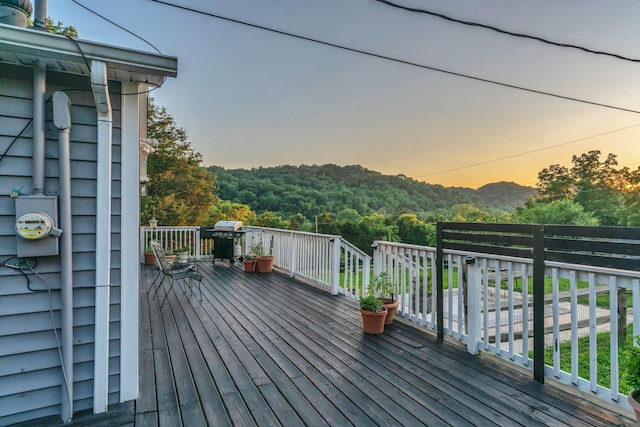 4819 Whites Creek Pike, Whites Creek, TN 37189 - wooden terrace with area for grilling