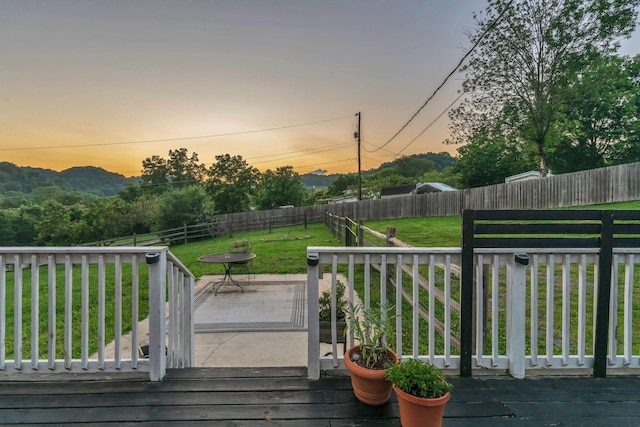 4819 Whites Creek Pike, Whites Creek, TN 37189 - wooden terrace with a fenced backyard