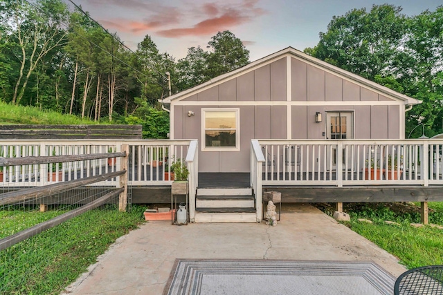 4819 Whites Creek Pike, Whites Creek, TN 37189 - view of front of house featuring a wooden deck and board and batten siding