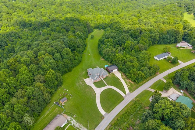 3723 Reed Rd, Indian Mound, TN 37079 - aerial view of a heavily wooded area