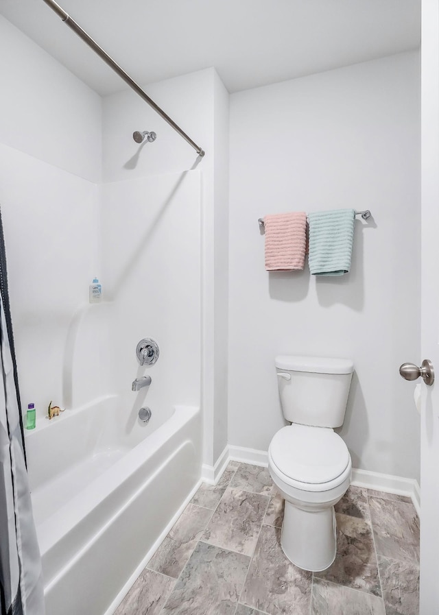 124 Nunally Dr, Baxter, TN 38544 - full bath with tub / shower combination and stone finish floors