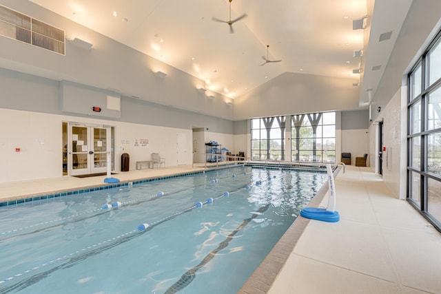 141 Tipton Pass, Spring Hill, TN 37174 - indoor pool featuring french doors