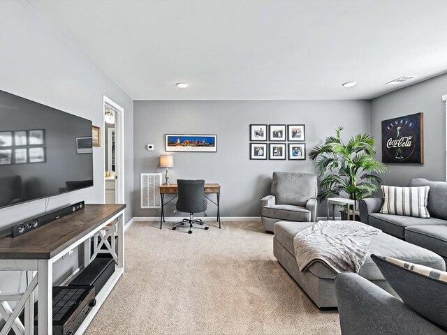 141 Tipton Pass, Spring Hill, TN 37174 - living room with a desk and carpet