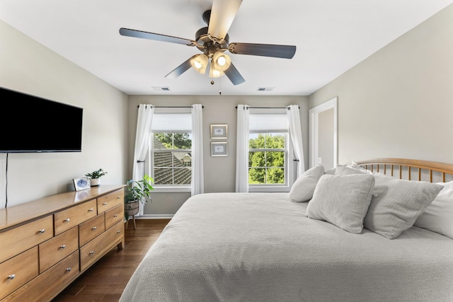 2188 Capistrano Way, Nolensville, TN 37135 - bedroom with dark wood-type flooring and a ceiling fan