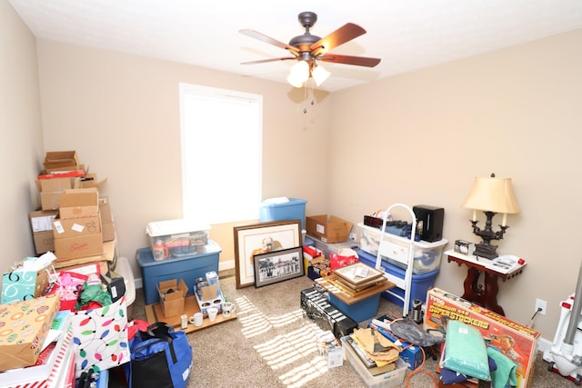 120 Mai Ridge Ln, Lafayette, TN 37083 - carpeted office space with a ceiling fan