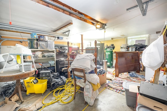 1211 Haber Dr, Brentwood, TN 37027 - misc room with a garage and unfinished concrete flooring