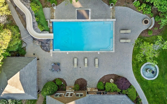 11 Saint Nicholas Way, Signal Mountain, TN 37377 - view from above of property with a pool