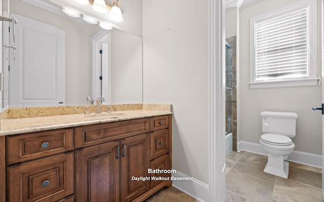 11 Saint Nicholas Way, Signal Mountain, TN 37377 - bathroom with vanity and enclosed tub / shower combo