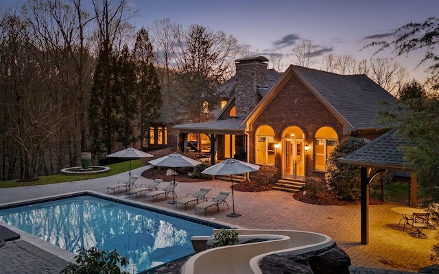 11 Saint Nicholas Way, Signal Mountain, TN 37377 - swimming pool with a patio and a gazebo