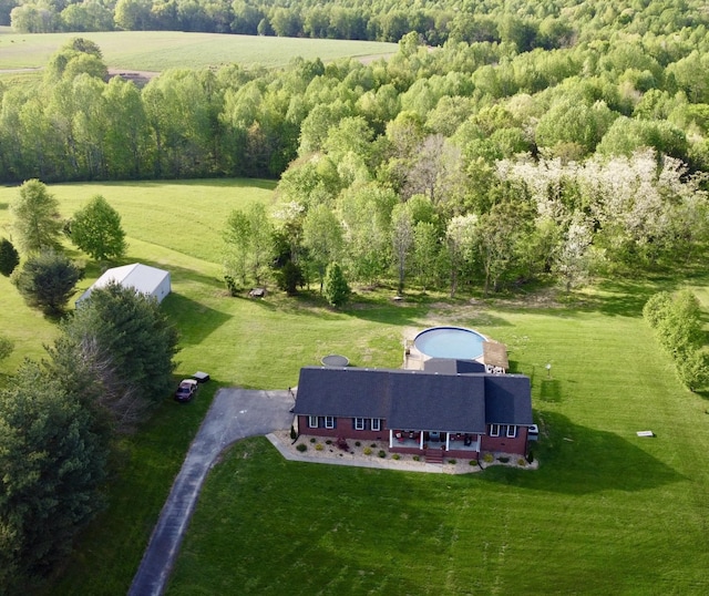 273 Old Coleytown Ln, Lafayette, TN 37083 - view of subject property with a heavily wooded area