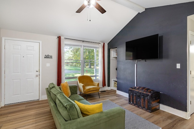 614 Joshua Dr, Clarksville, TN 37042 - living room featuring a ceiling fan and wood finished floors