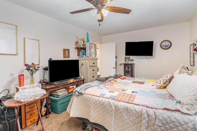 1205 Bloom Landing Rd, Charlotte, TN 37036 - carpeted bedroom with ceiling fan