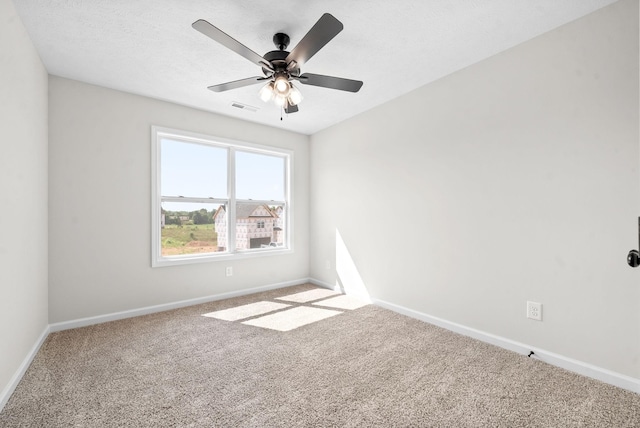 1220 Boulder Pass Rd, Clarksville, TN 37040 - carpeted spare room featuring baseboards and ceiling fan