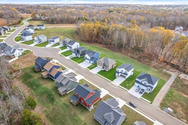 1204 Boulder Pass Rd, Clarksville, TN 37040 - aerial perspective of suburban area featuring a forest