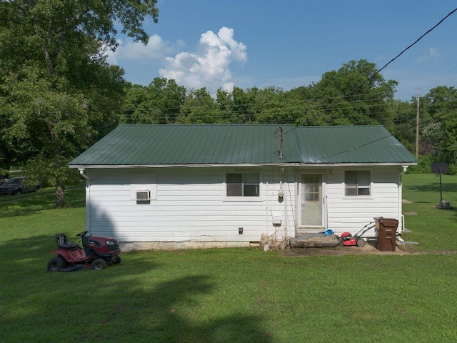 1532 Santa Fe Pike, Columbia, TN 38401 - back of house with a lawn and a metal roof