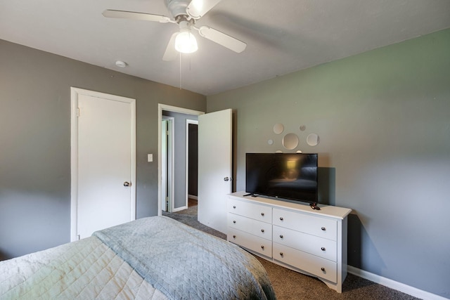 1532 Santa Fe Pike, Columbia, TN 38401 - carpeted bedroom featuring baseboards and ceiling fan