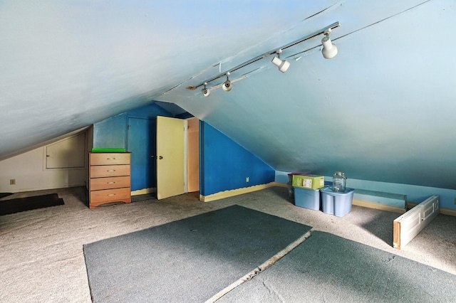 5125 Seward Rd, Brentwood, TN 37027 - additional living space with vaulted ceiling and carpet flooring