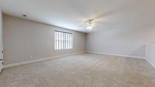 1012 Michaela Cir, Clarksville, TN 37043 - empty room with ceiling fan and light colored carpet