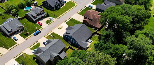 1012 Michaela Cir, Clarksville, TN 37043 - aerial perspective of suburban area