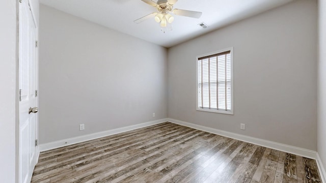 1012 Michaela Cir, Clarksville, TN 37043 - empty room featuring wood finished floors and a ceiling fan