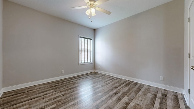 1012 Michaela Cir, Clarksville, TN 37043 - unfurnished room featuring dark wood-style floors and a ceiling fan