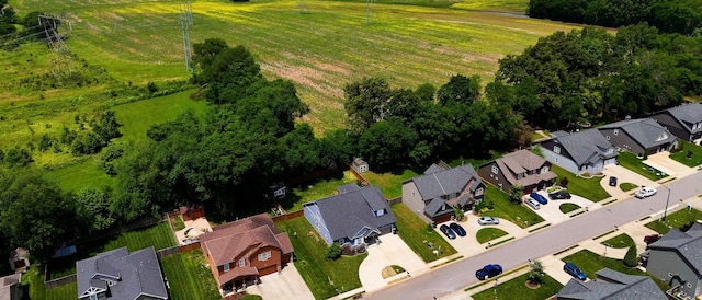 1012 Michaela Cir, Clarksville, TN 37043 - aerial view of property and surrounding area featuring nearby suburban area