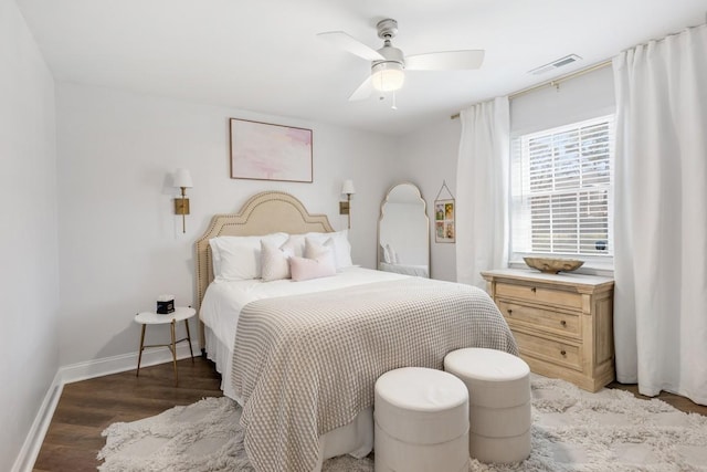 5813 Brentwood Trce, Brentwood, TN 37027 - bedroom featuring wood finished floors and ceiling fan