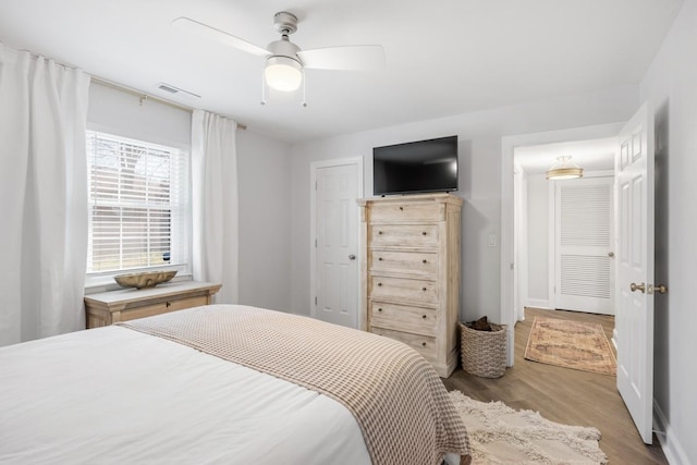 5813 Brentwood Trce, Brentwood, TN 37027 - bedroom featuring wood finished floors and ceiling fan