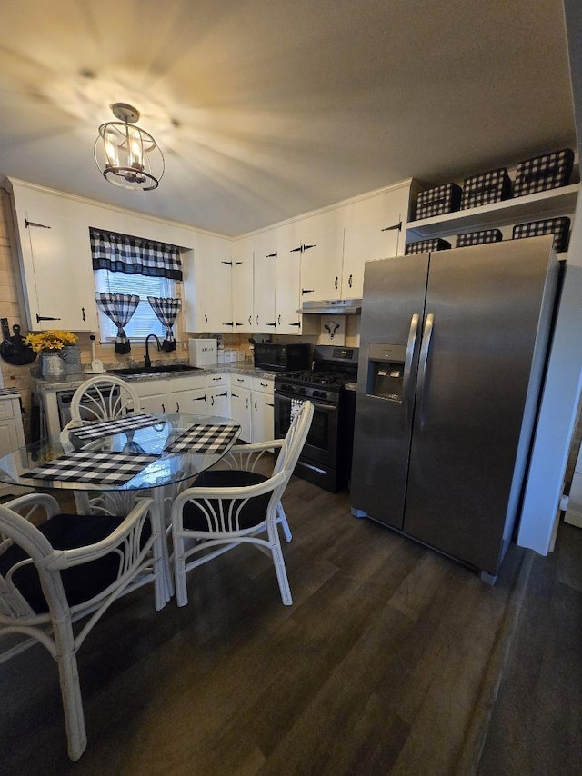 117 June Dr, Dickson, TN 37055 - dining space with dark wood-type flooring