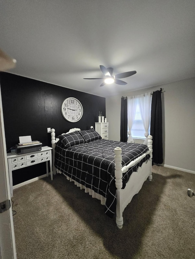 117 June Dr, Dickson, TN 37055 - bedroom with carpet floors and a ceiling fan