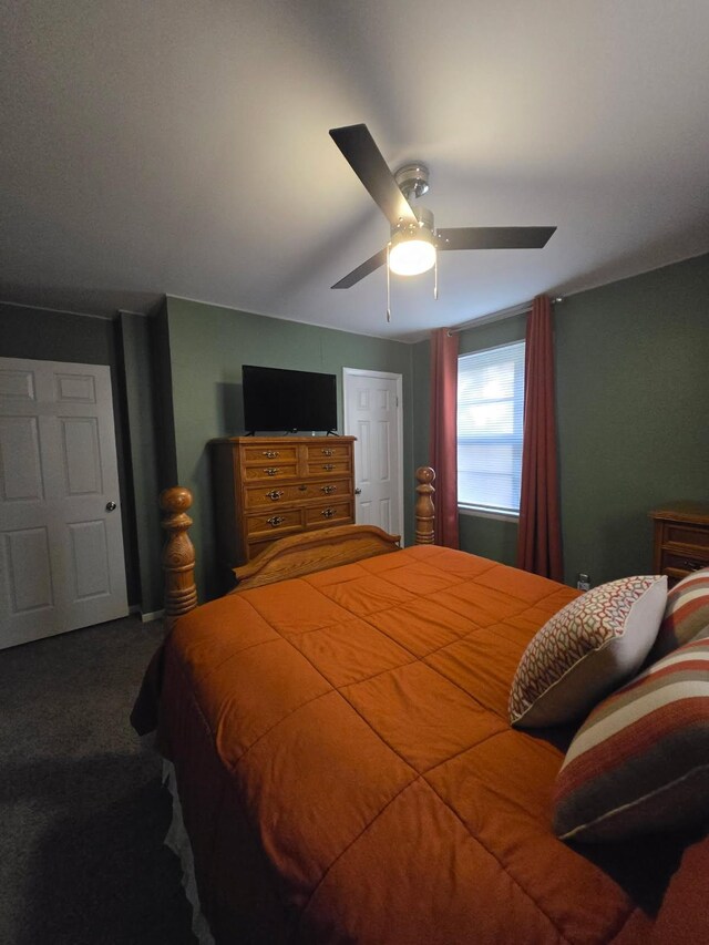 117 June Dr, Dickson, TN 37055 - carpeted bedroom with ceiling fan