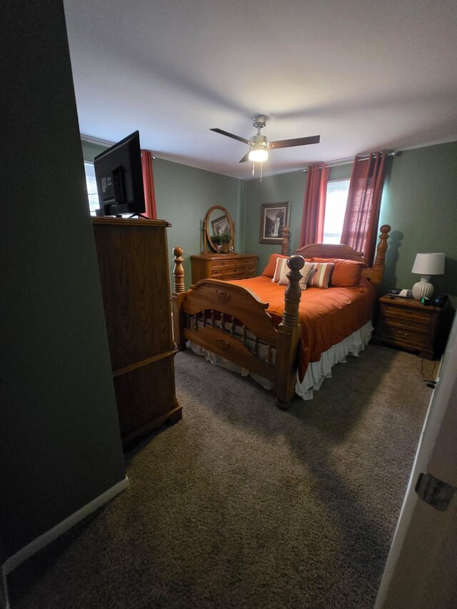 117 June Dr, Dickson, TN 37055 - bedroom featuring carpet and a ceiling fan