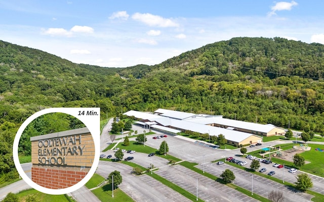 8366 Gracie Mac Ln, Ooltewah, TN 37363 - view of mountain background featuring a heavily wooded area