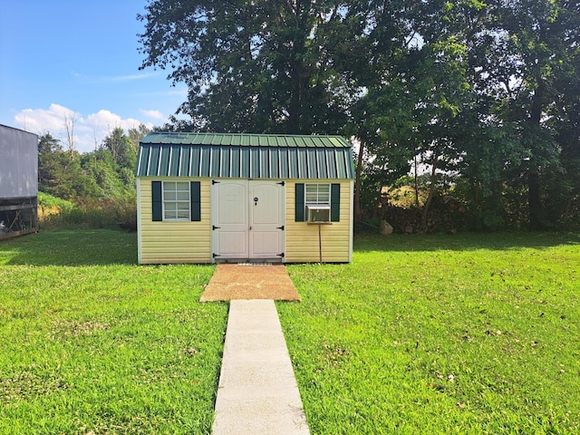 808 Days Rd, Lafayette, TN 37083 - view of shed featuring cooling unit