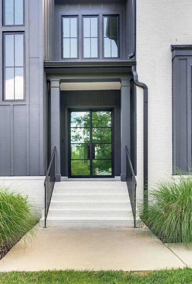 1526 Lipscomb Dr, Brentwood, TN 37027 - property entrance with french doors