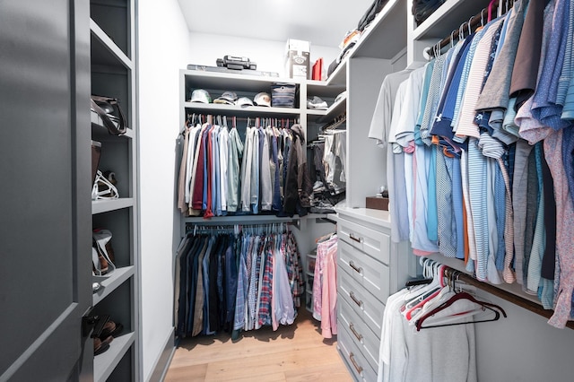 1526 Lipscomb Dr, Brentwood, TN 37027 - walk in closet featuring light wood-style flooring