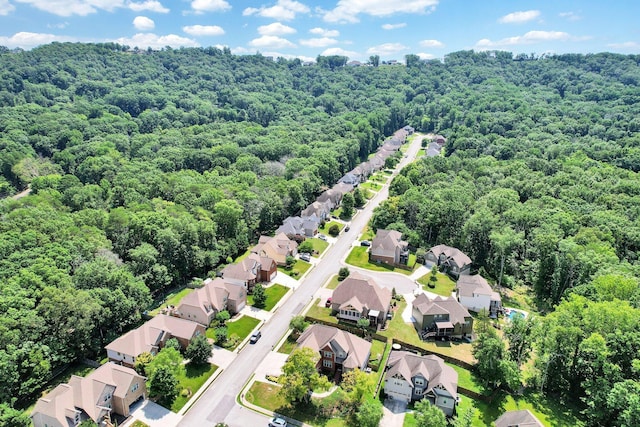 7003 Neville Dr, Ooltewah, TN 37363 - aerial perspective of suburban area featuring a forest