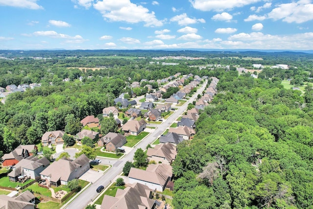 7003 Neville Dr, Ooltewah, TN 37363 - aerial perspective of suburban area featuring a heavily wooded area