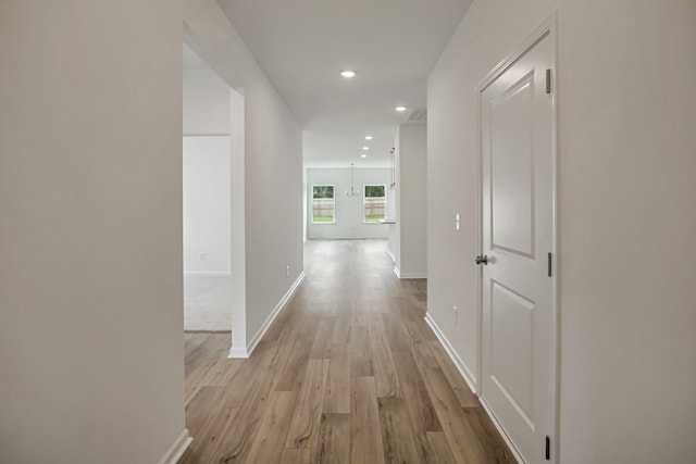 217 Summerlin Dr, Gallatin, TN 37066 - hall featuring light wood-type flooring and recessed lighting