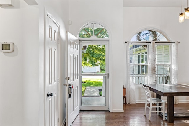 1902 Vicksburg Cir, Columbia, TN 38401 - foyer entrance featuring hardwood / wood-style flooring and a towering ceiling