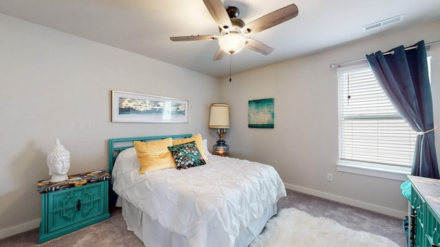 308 Whisper Wood Way, Lebanon, TN 37087 - bedroom with light colored carpet and a ceiling fan