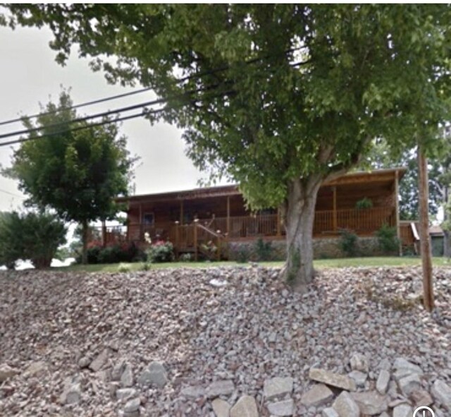 245 S Mill St, Linden, TN 37096 - rear view of house