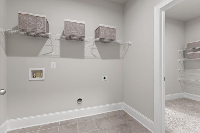 10787 Prairie Lake Dr, Apison, TN 37302 - laundry area featuring hookup for an electric dryer and hookup for a washing machine