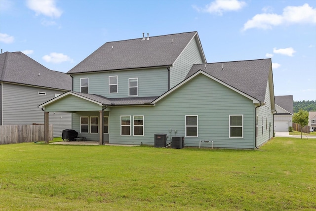 10787 Prairie Lake Dr, Apison, TN 37302 - rear view of house with a patio and roof with shingles