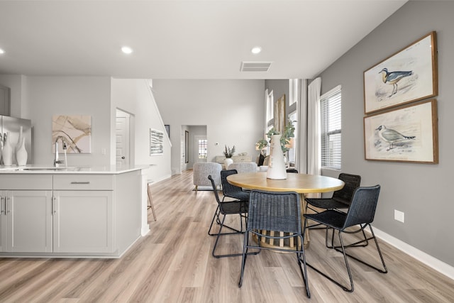 7214 Hanworth St, Fairview, TN 37062 - dining room featuring light wood-style floors, plenty of natural light, and recessed lighting