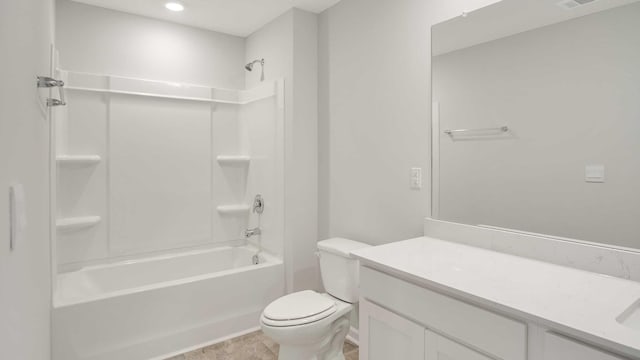 88 Hartmann Crossing Dr, Lebanon, TN 37087 - full bath with vanity, washtub / shower combination, and recessed lighting
