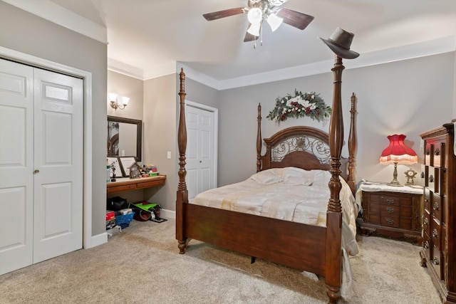 1104 Golf Course Ln, Ashland City, TN 37015 - bedroom featuring carpet and ceiling fan