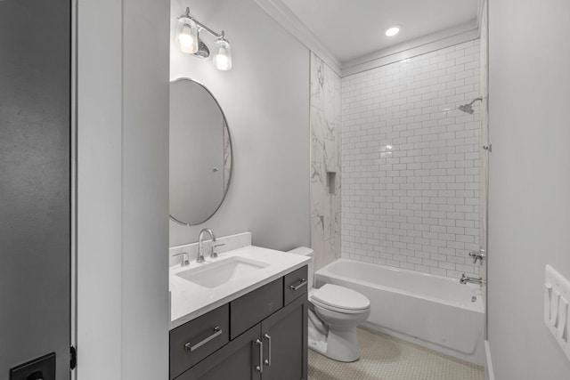 343 Circuit Rd, Franklin, TN 37064 - full bathroom featuring vanity, tile patterned flooring, and bathtub / shower combination