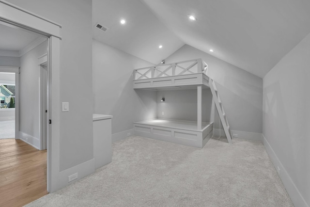 343 Circuit Rd, Franklin, TN 37064 - bonus room with recessed lighting, lofted ceiling, and carpet flooring